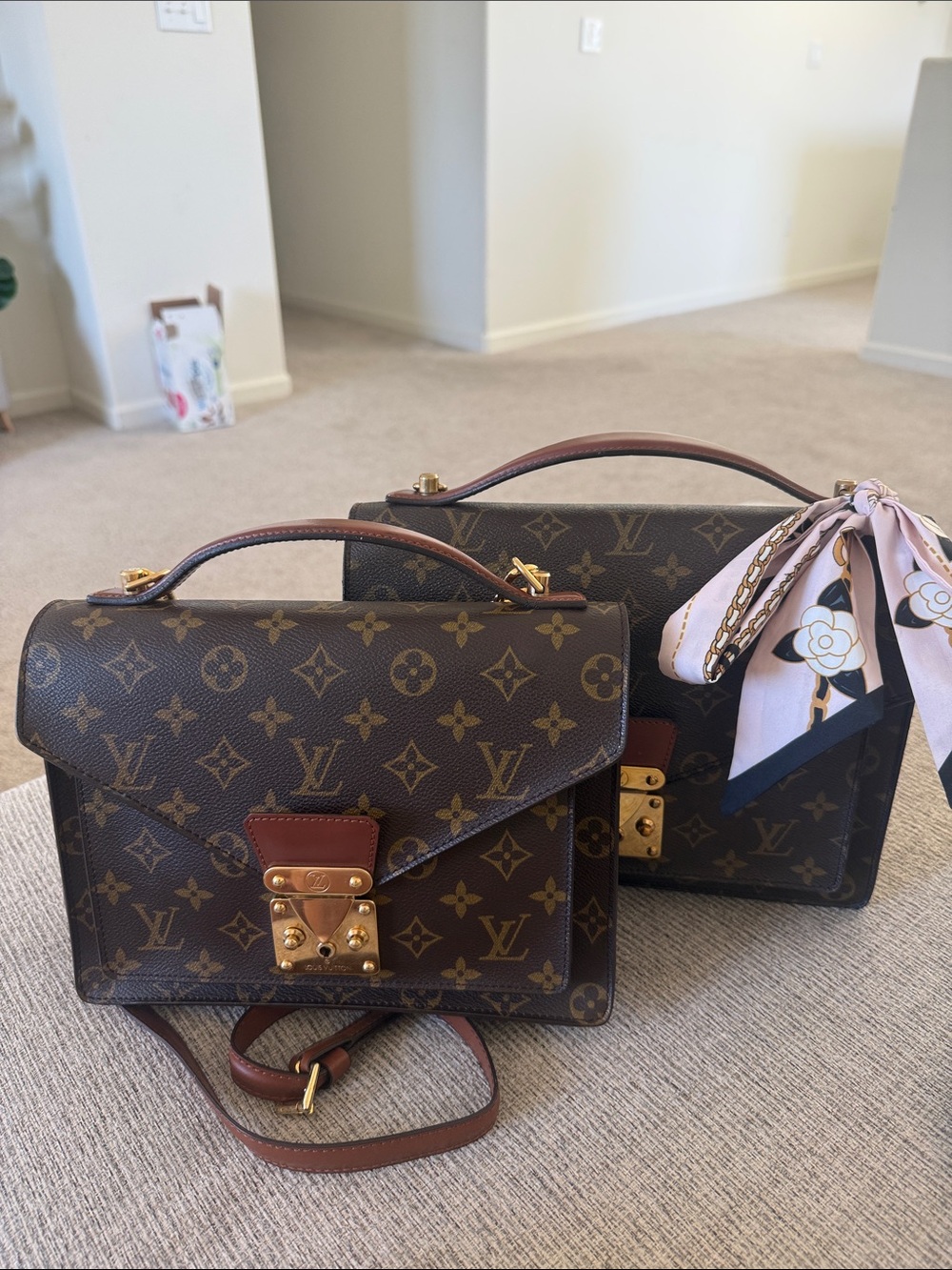Louis Vuitton Manceau Bundle-Small and Medium with 1 crossbody strap - Picture 1 of 1